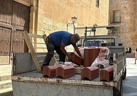 Un trabajador del sector de la construcción.