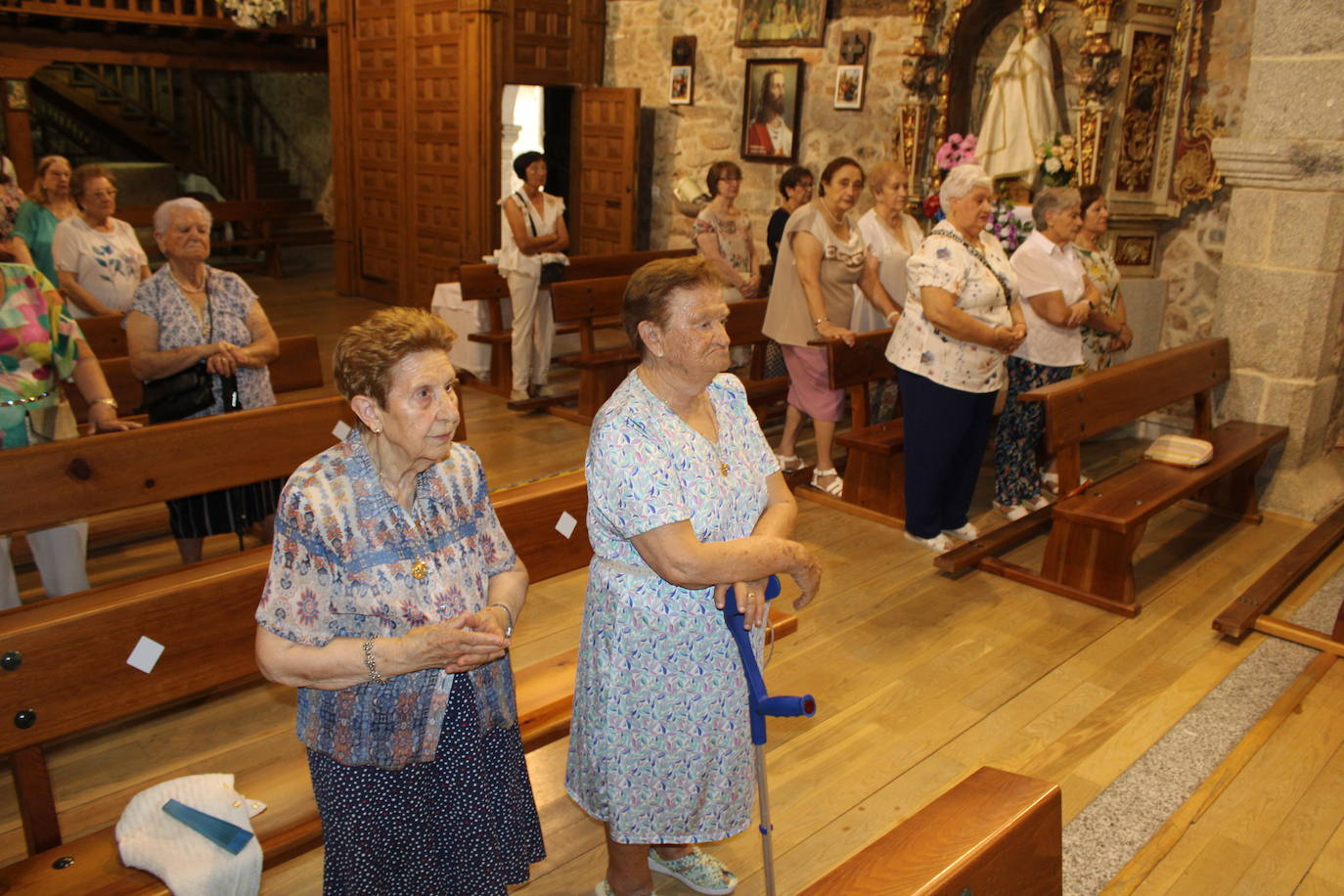 Los mayores de Santibáñez de la Sierra celebran su fiesta