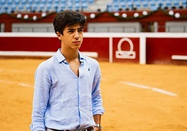 Marco Pérez, en el ruedo de Illumbe de San Sebastián.