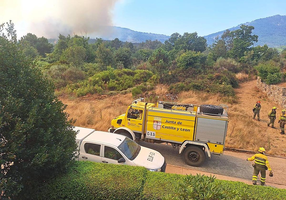 Incendio en La Alberca de este jueves en directo