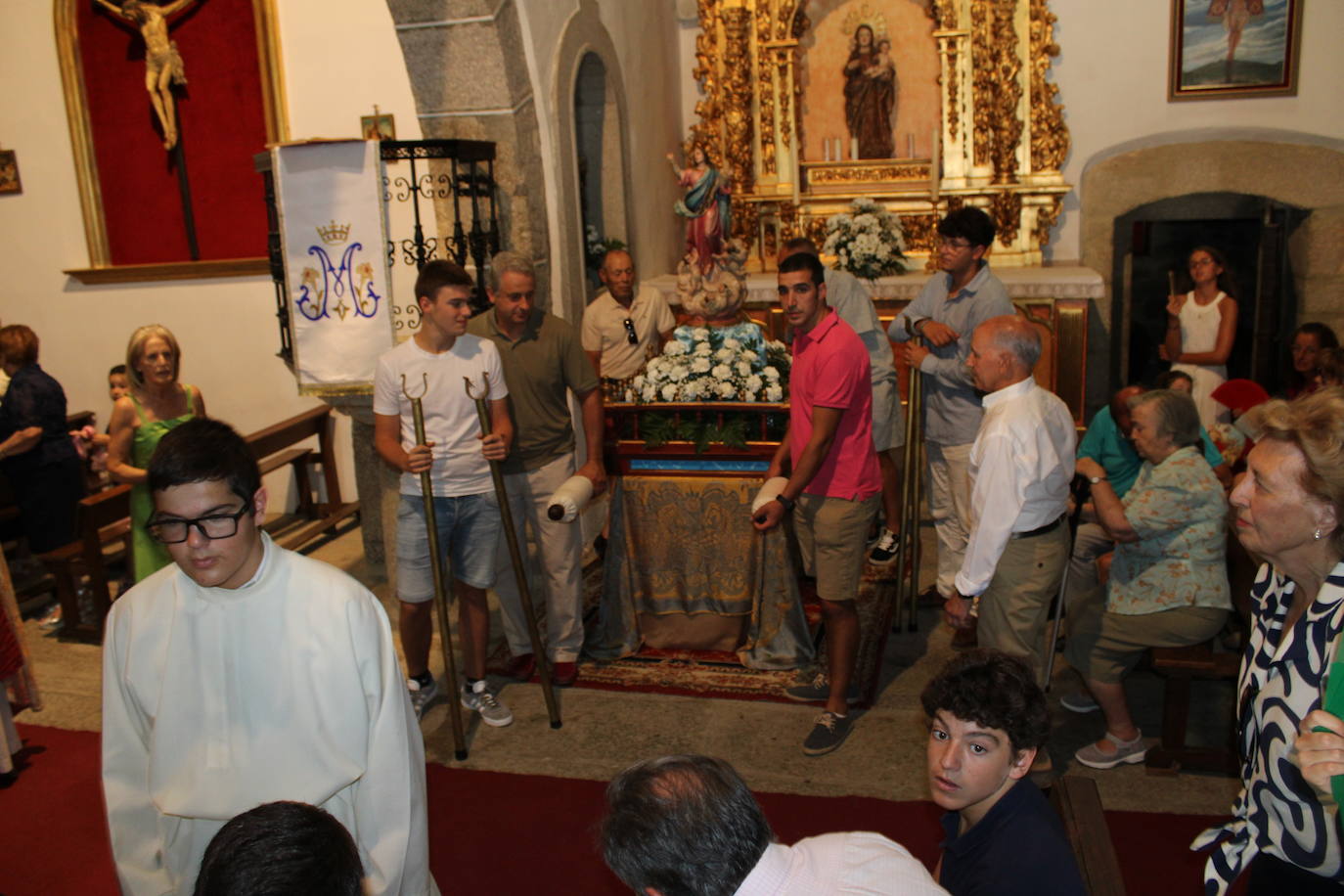 Sanchotello no falta a su cita con la Virgen de la Asunción