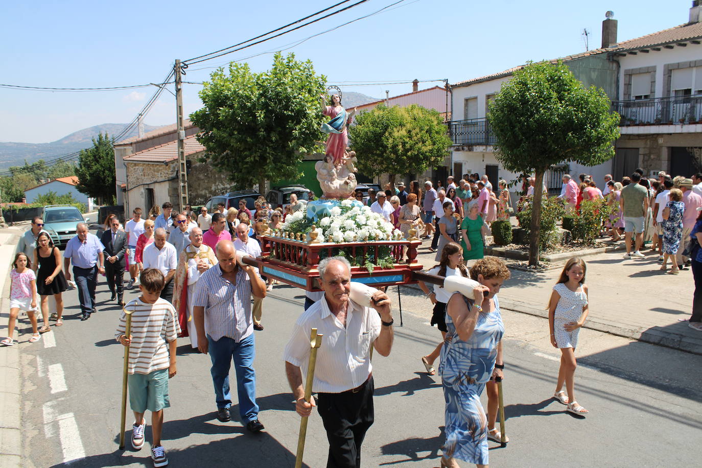 Sanchotello no falta a su cita con la Virgen de la Asunción