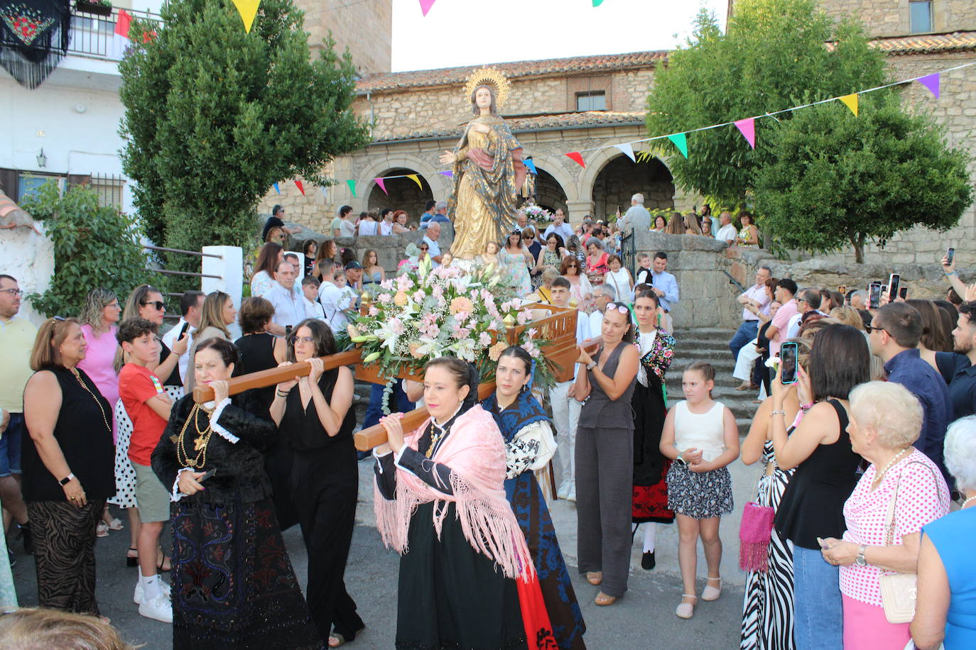 Puente del Congosto honra a la Virgen de la Asunción como antesala del día grande en honor a San Roque