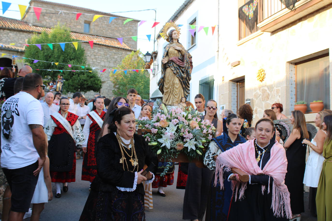 Puente del Congosto honra a la Virgen de la Asunción como antesala del día grande en honor a San Roque