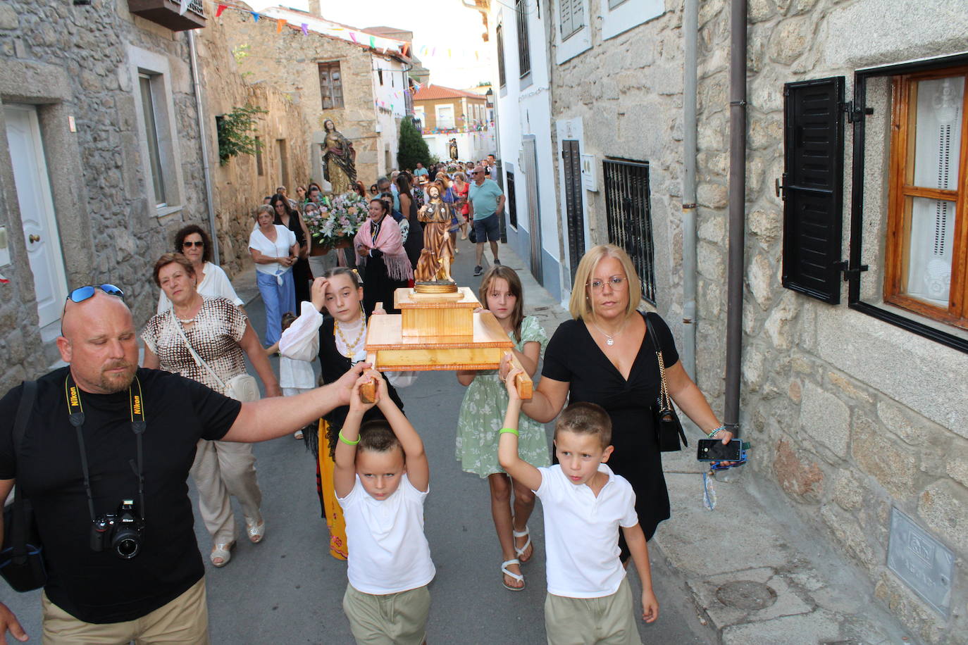 Puente del Congosto honra a la Virgen de la Asunción como antesala del día grande en honor a San Roque