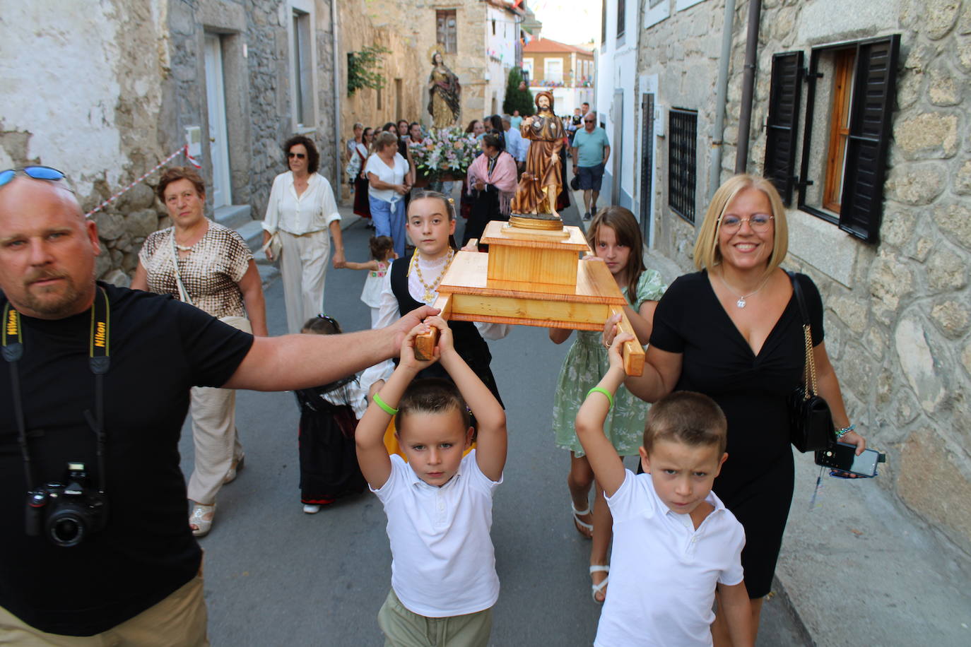 Puente del Congosto honra a la Virgen de la Asunción como antesala del día grande en honor a San Roque