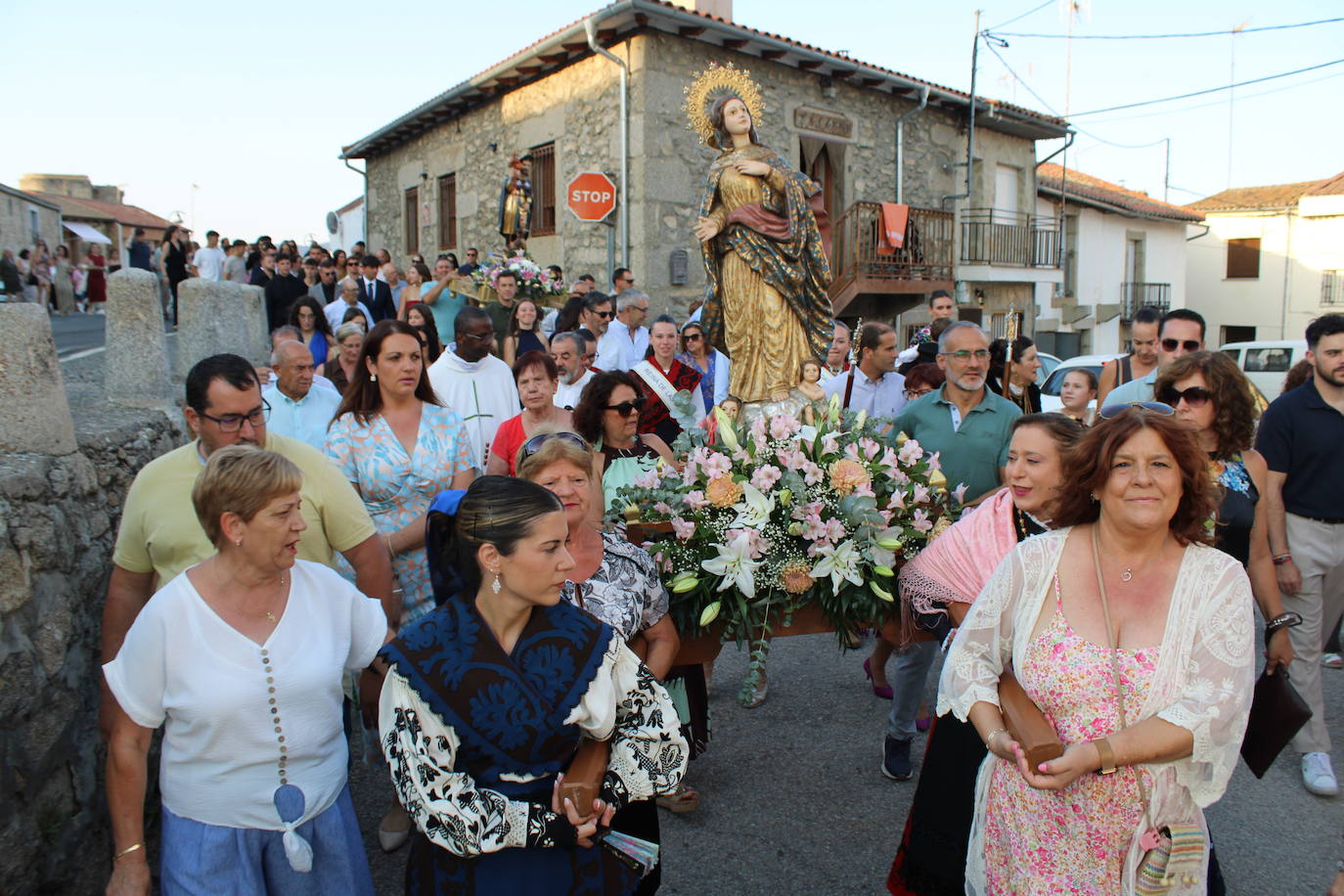 Puente del Congosto honra a la Virgen de la Asunción como antesala del día grande en honor a San Roque
