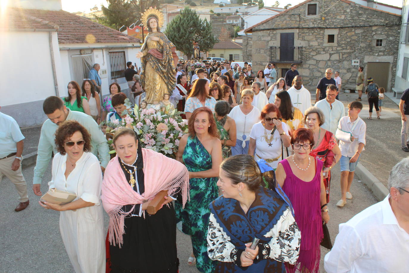 Puente del Congosto honra a la Virgen de la Asunción como antesala del día grande en honor a San Roque