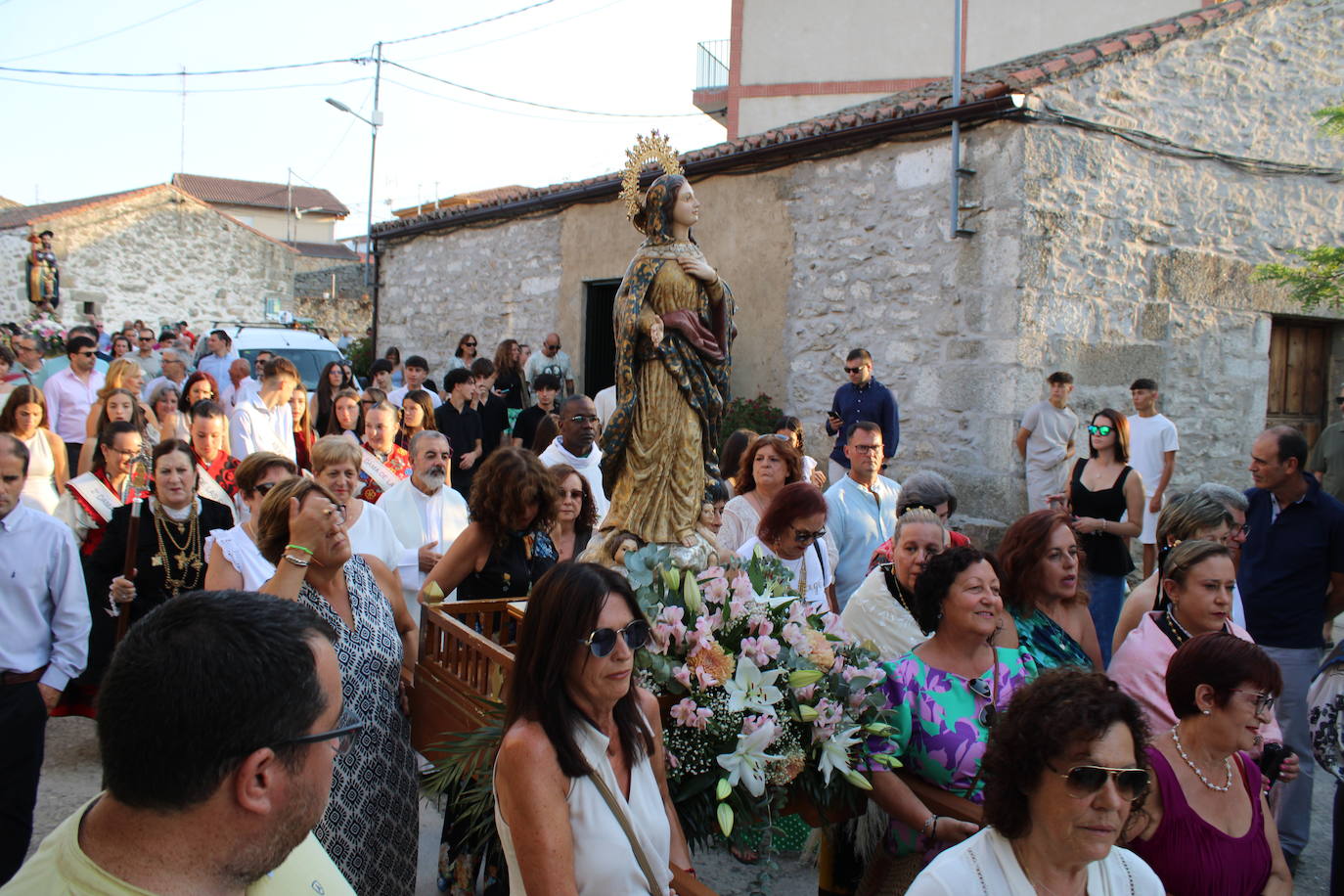 Puente del Congosto honra a la Virgen de la Asunción como antesala del día grande en honor a San Roque