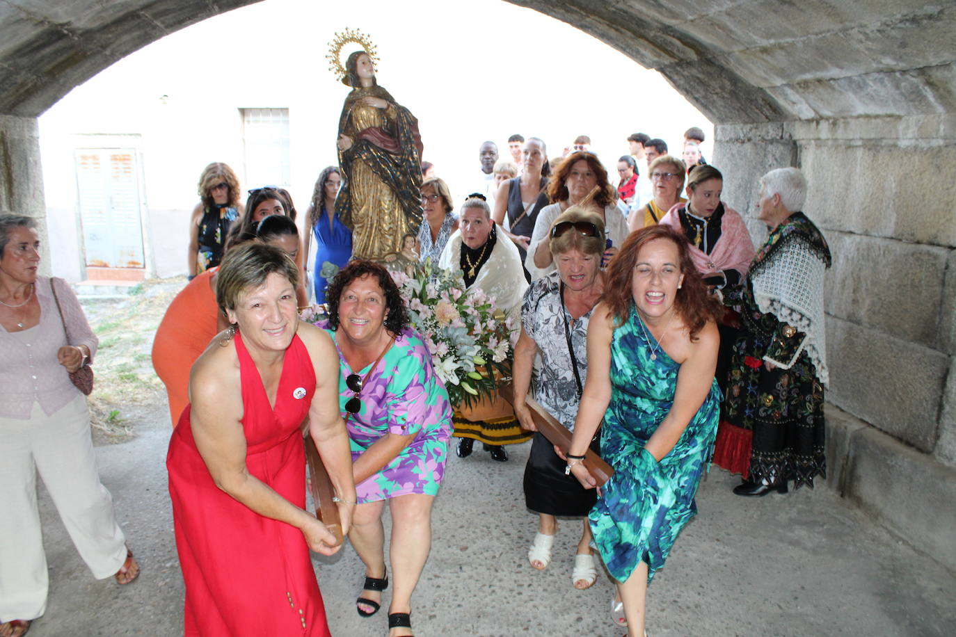 Puente del Congosto honra a la Virgen de la Asunción como antesala del día grande en honor a San Roque