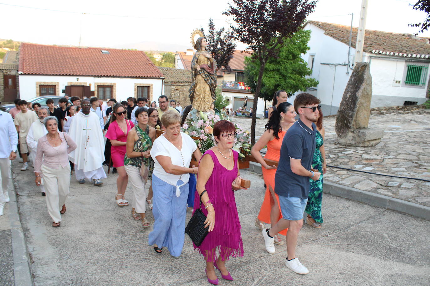 Puente del Congosto honra a la Virgen de la Asunción como antesala del día grande en honor a San Roque
