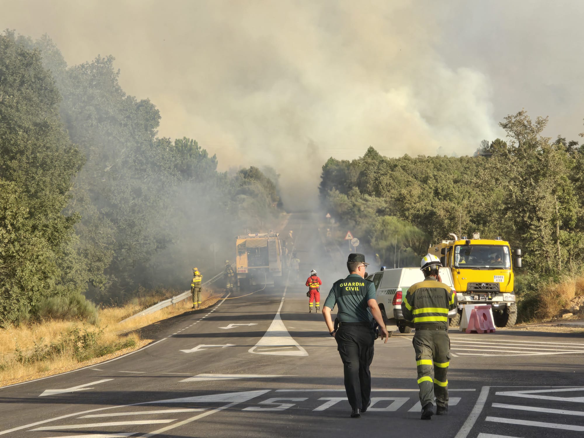 Los incendios de la provincia de este sábado, en imágenes