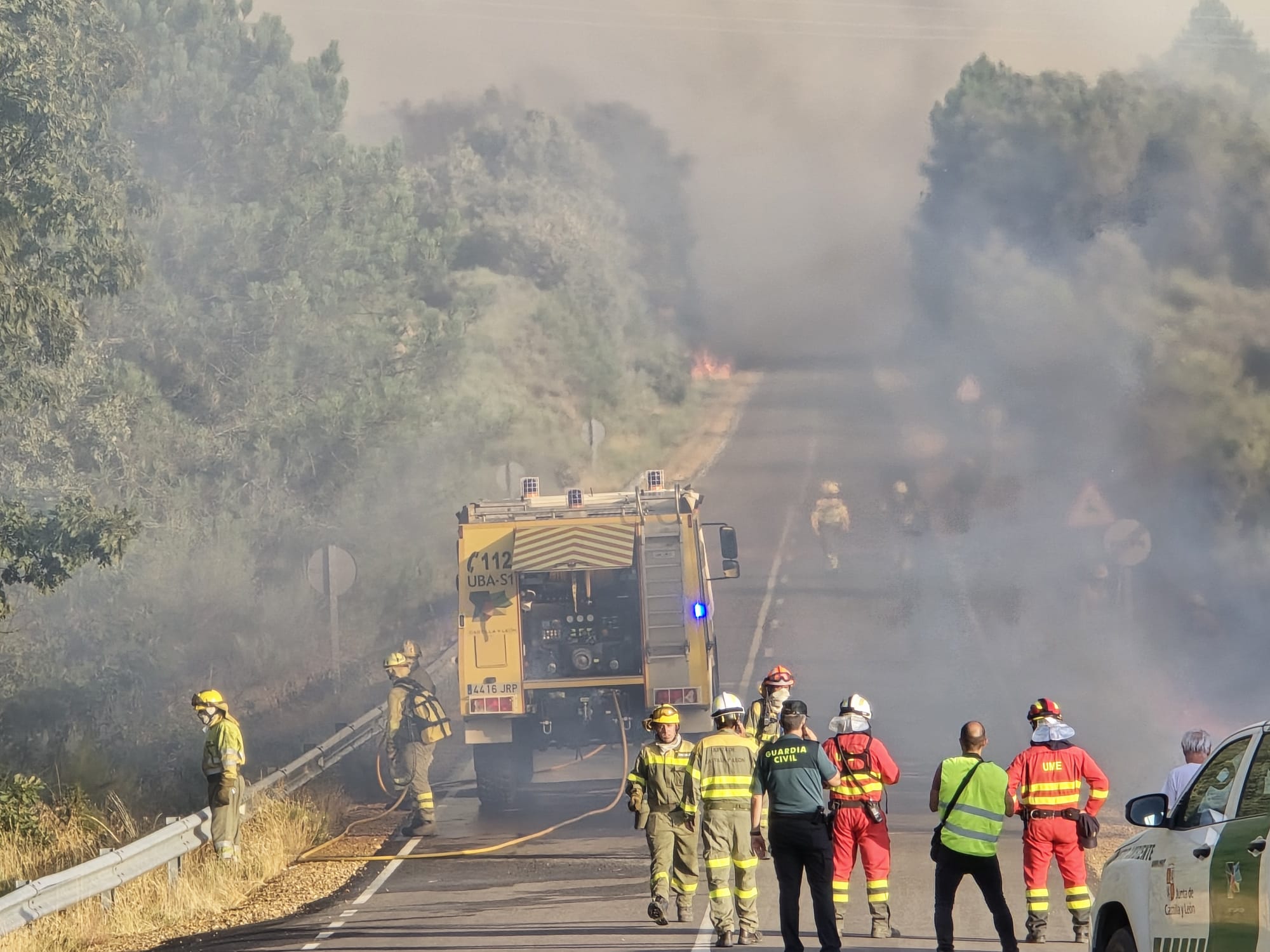 Los incendios de la provincia de este sábado, en imágenes