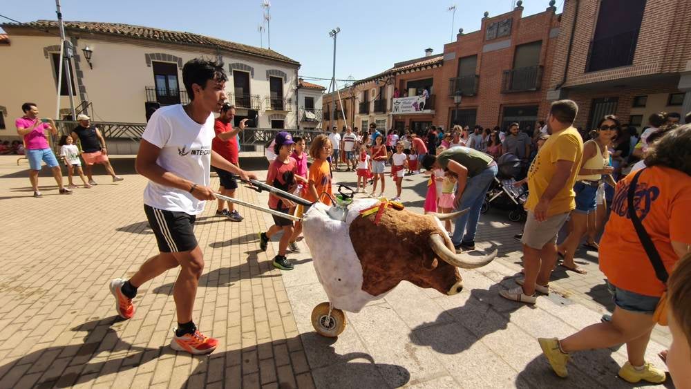 Multitudinario encierro infantil de Macotera