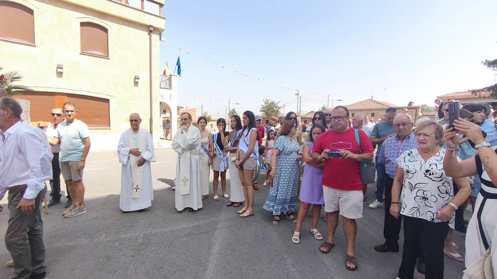 Bailes charros para San Roque en Babilafuente