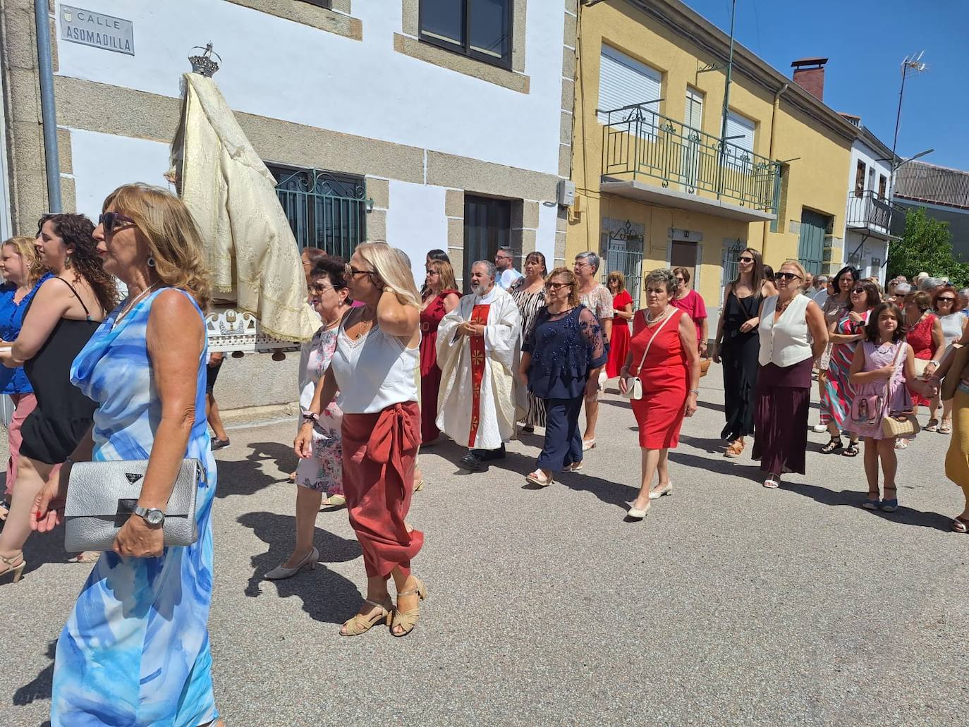 Sorihuela acompaña a la Virgen de la Asunción en su día de fiesta