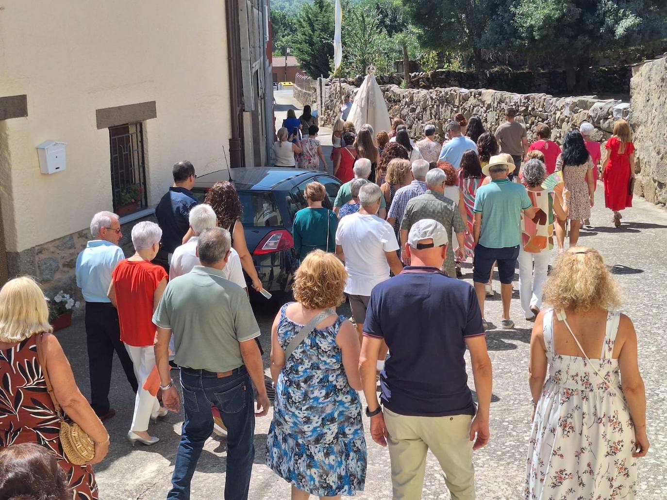 Sorihuela acompaña a la Virgen de la Asunción en su día de fiesta