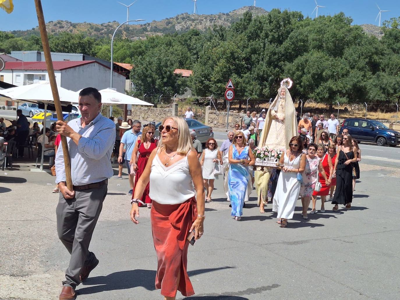 Sorihuela acompaña a la Virgen de la Asunción en su día de fiesta