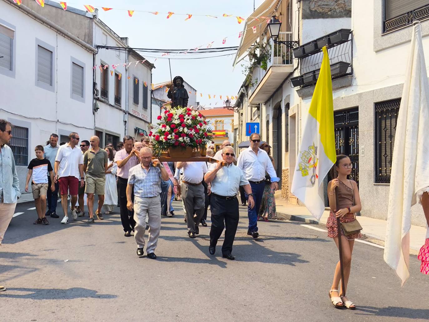 Ledrada vive una intensa jornada por San Roque