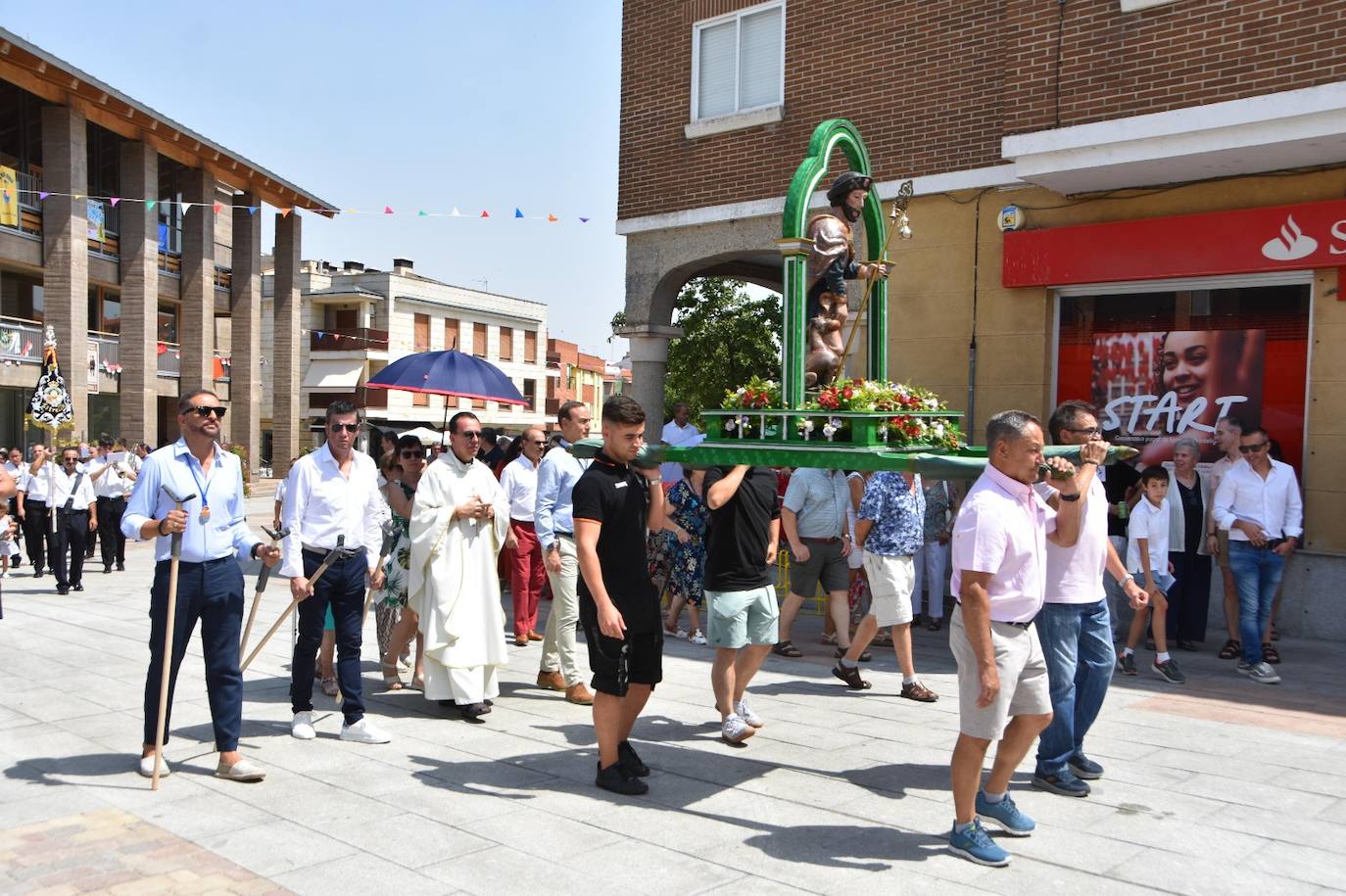 Carbajosa rinde honores a San Roque
