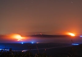 Incendio declarado en Herradón.