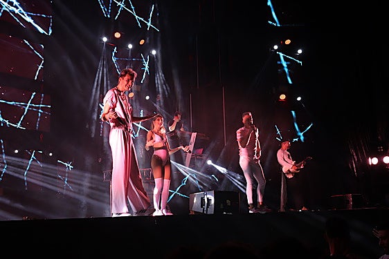 Actuación de la orquesta 'Pikante'.