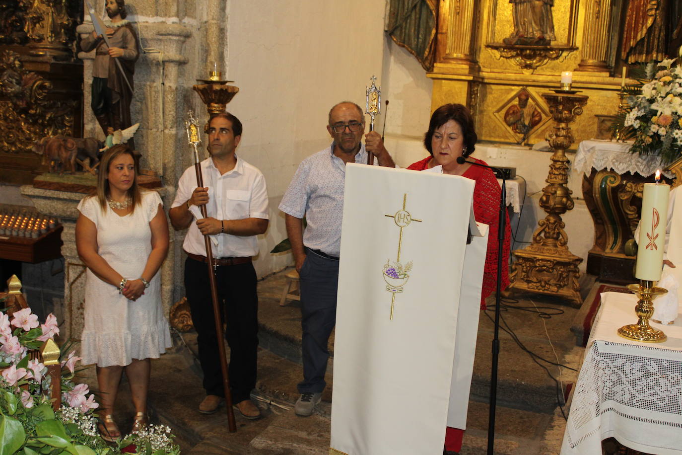 Fin de fiesta con homenaje y relevo en la Hermandad de San Roque en Puente del Congosto