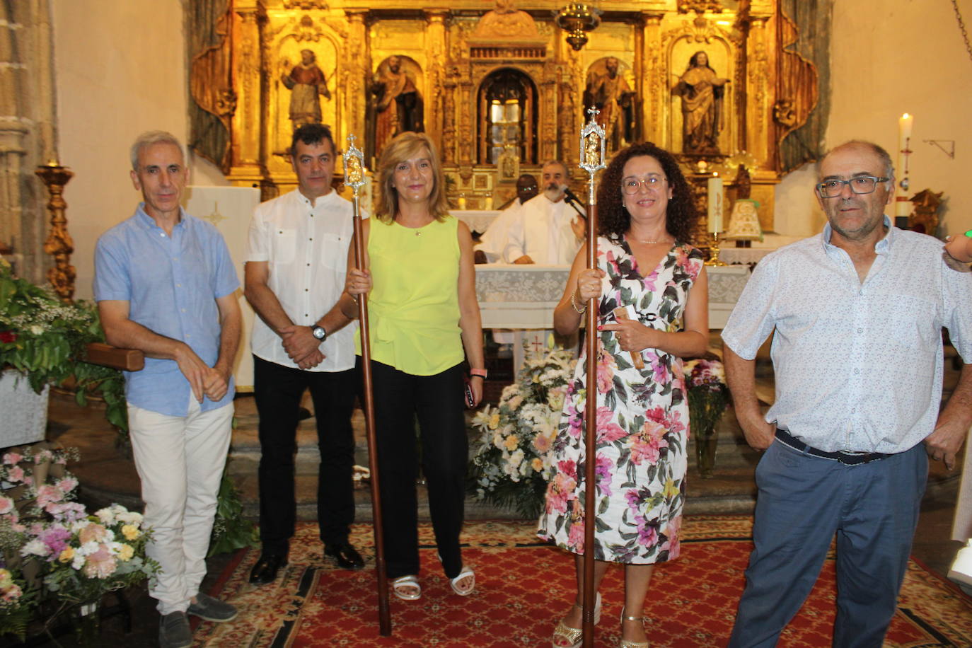 Fin de fiesta con homenaje y relevo en la Hermandad de San Roque en Puente del Congosto