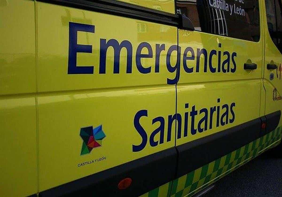 Una ambulancia del Servicio de Emergencias de Castilla y León.