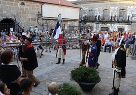Imagen de la escenificación del robo de la lámpara en Puerto de Béjar.