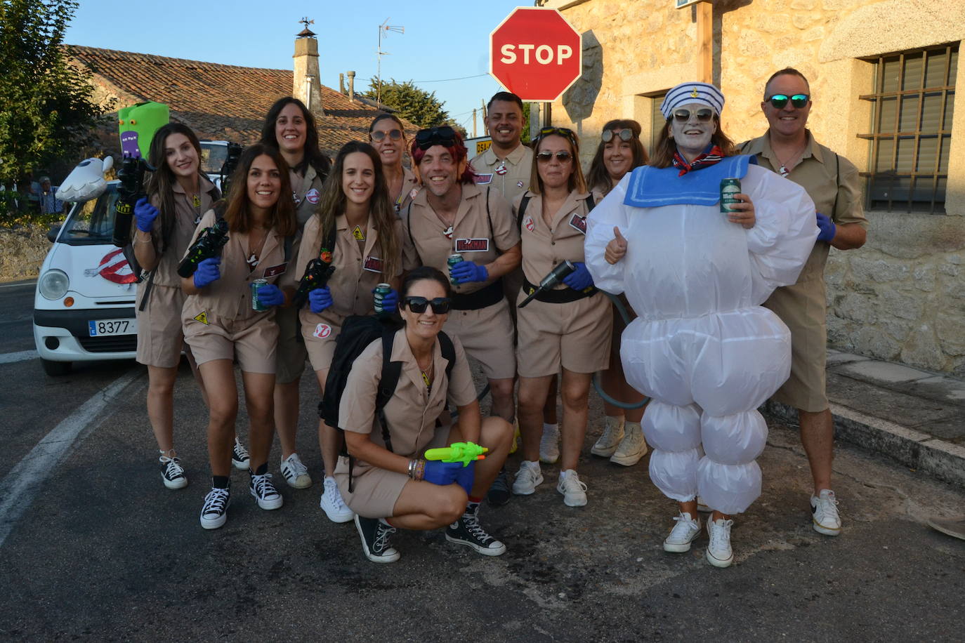 Los disfraces ponen en relieve la creatividad de todos.