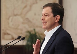 El presidente de la Junta de Castilla y León, Alfonso Fernández Mañueco.