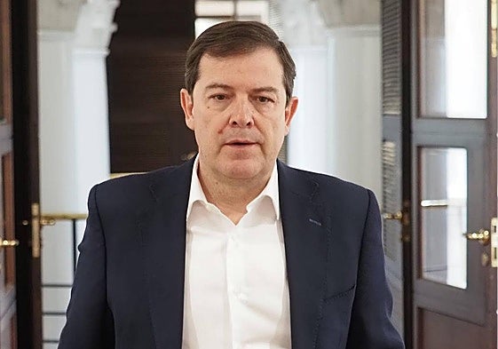 El presidente de la Junta de Castilla y León, Alfonso Fernández Mañueco.