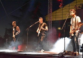 El grupo Pignoise, en concierto.