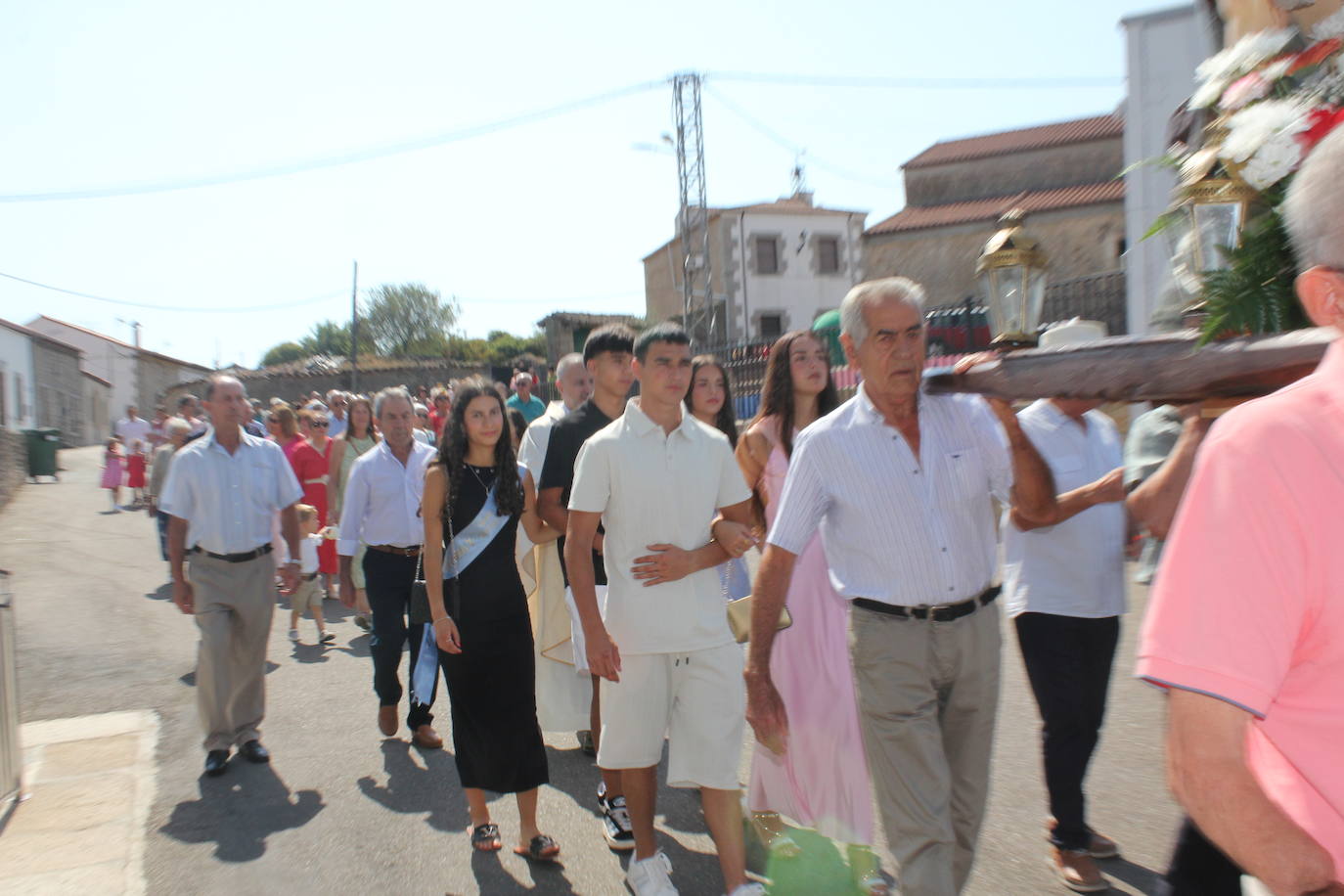 San Sebastián bendice a los vecinos de Cipérez