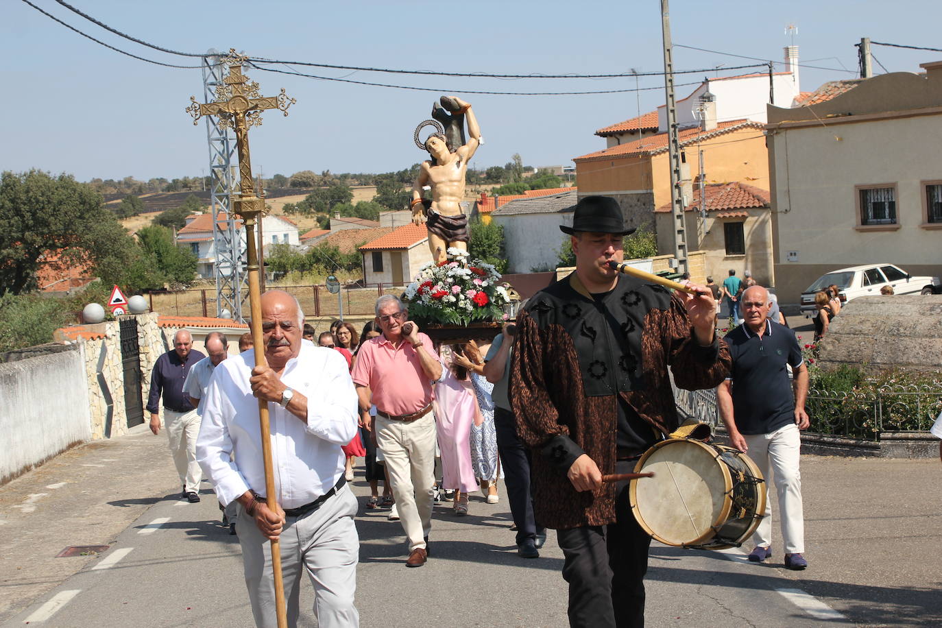 San Sebastián bendice a los vecinos de Cipérez