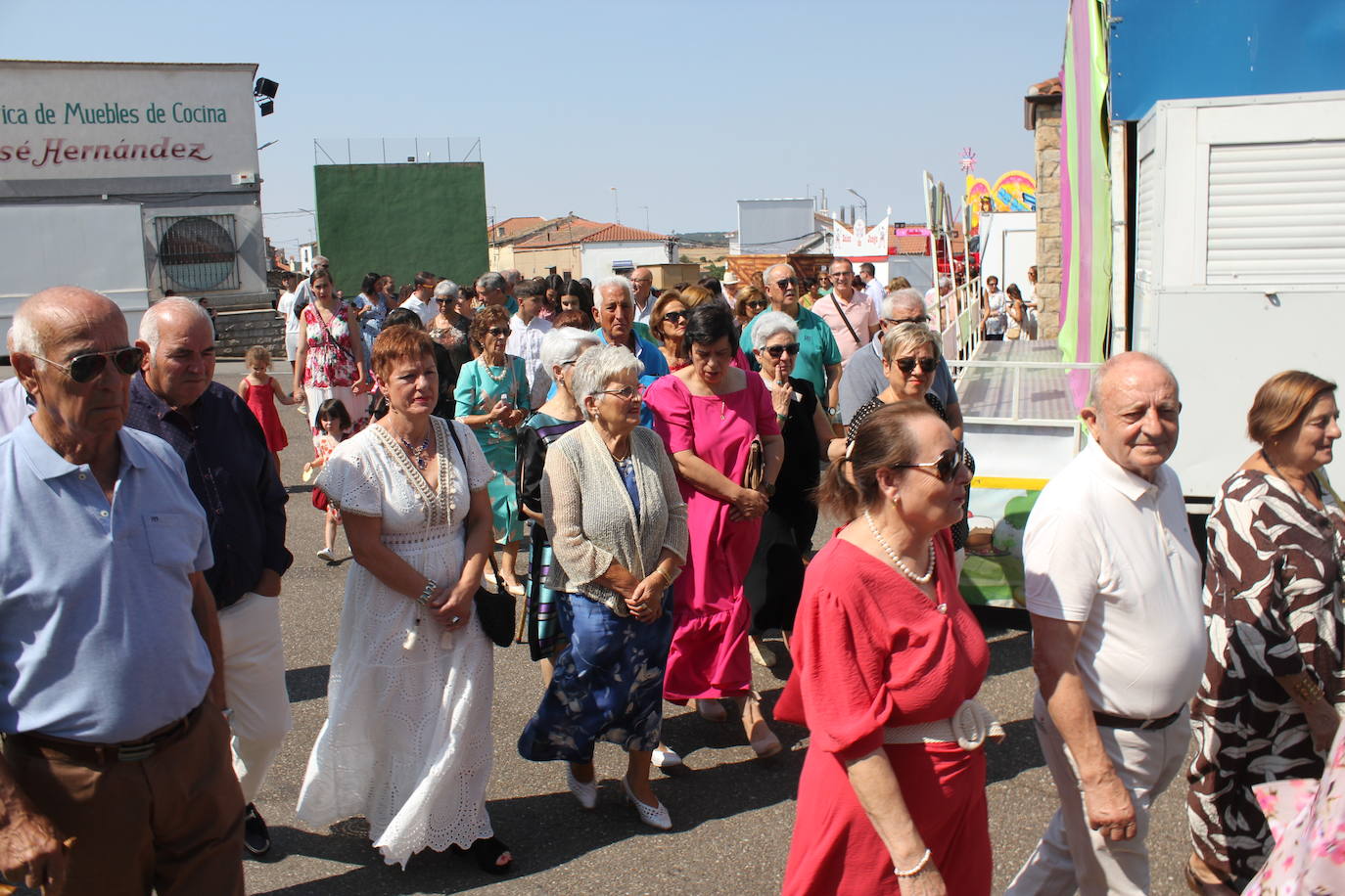 San Sebastián bendice a los vecinos de Cipérez