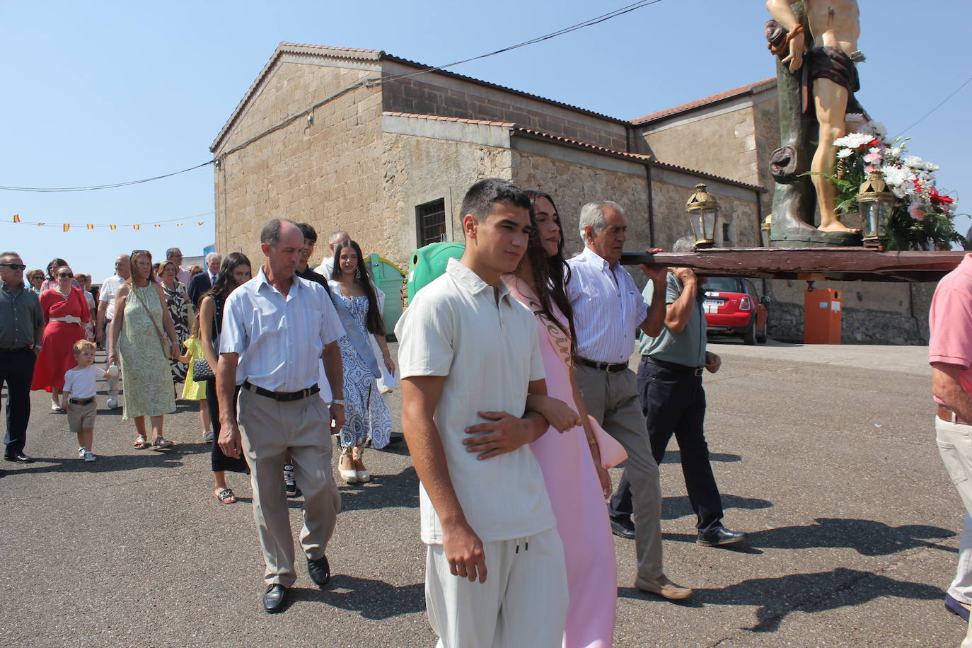 San Sebastián bendice a los vecinos de Cipérez