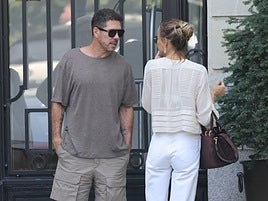 Diego Simeone y Carla Pereyra.