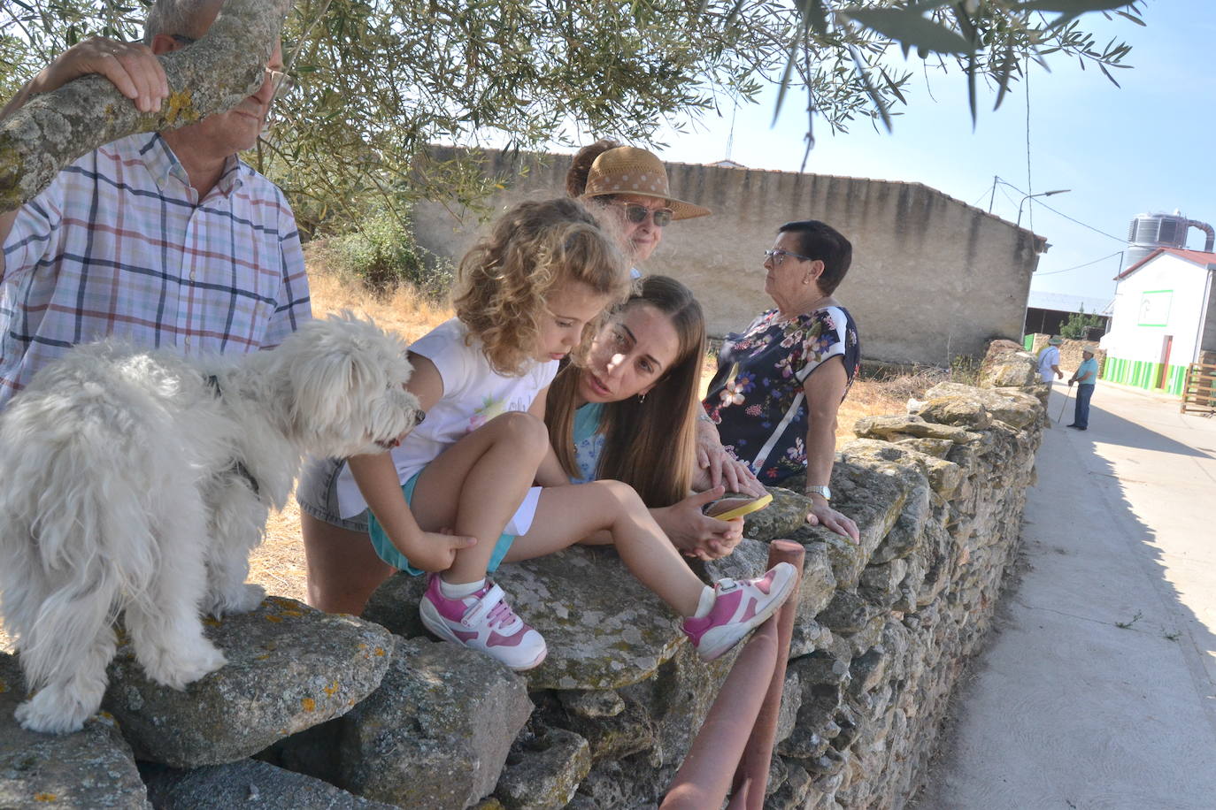 Brillante encierro a caballo en Lumbrales