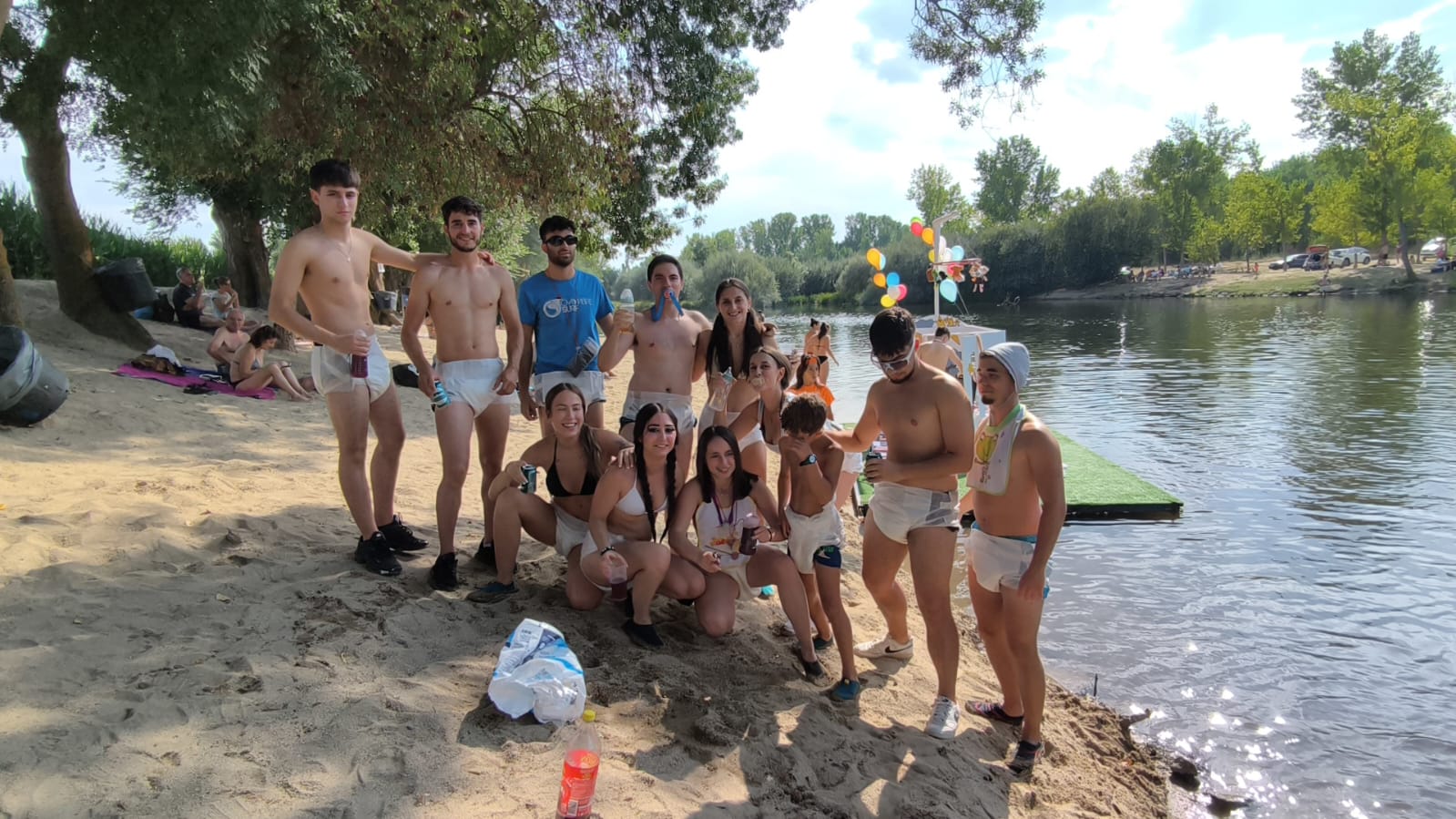 Gran despliegue de originalidad en la bajada de OFNIS de Huerta