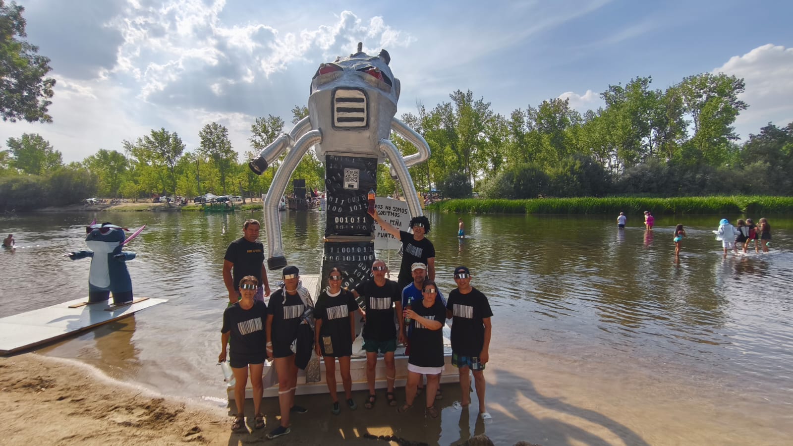 Gran despliegue de originalidad en la bajada de OFNIS de Huerta