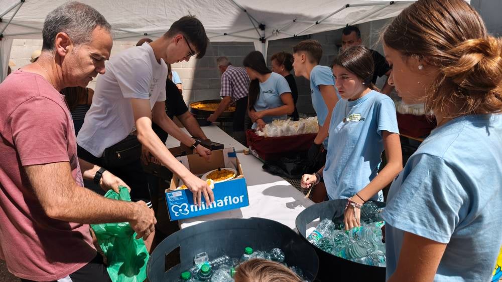 Una paella con sabor a compañía en Huerta