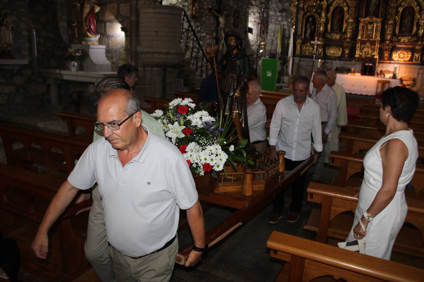 San Roque sale de nuevo a la calle en Ledrada