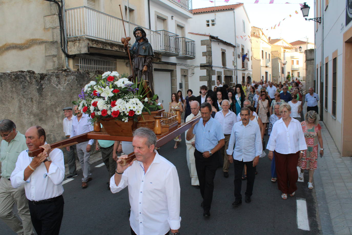 San Roque sale de nuevo a la calle en Ledrada