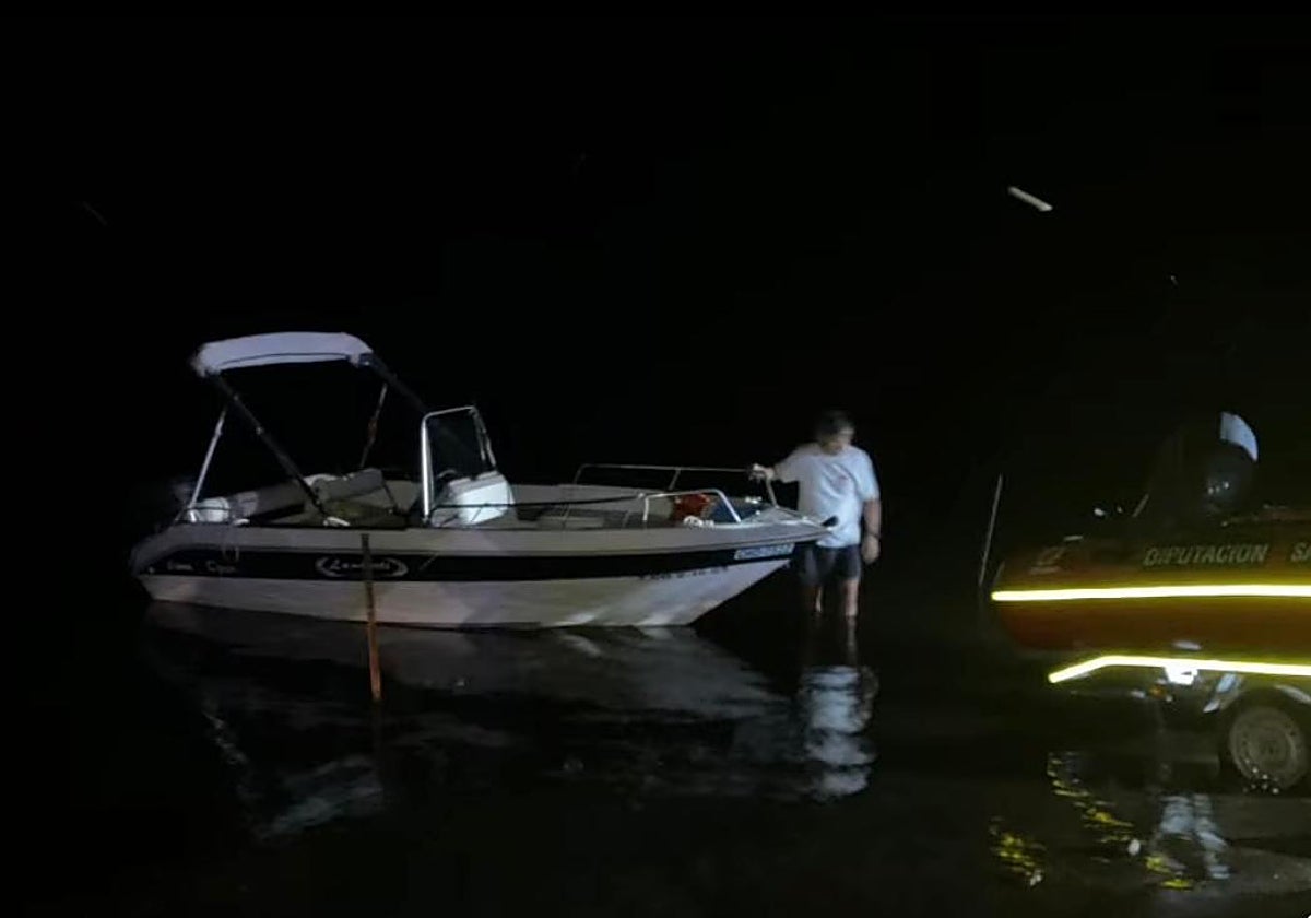 Un momento de la intervención.