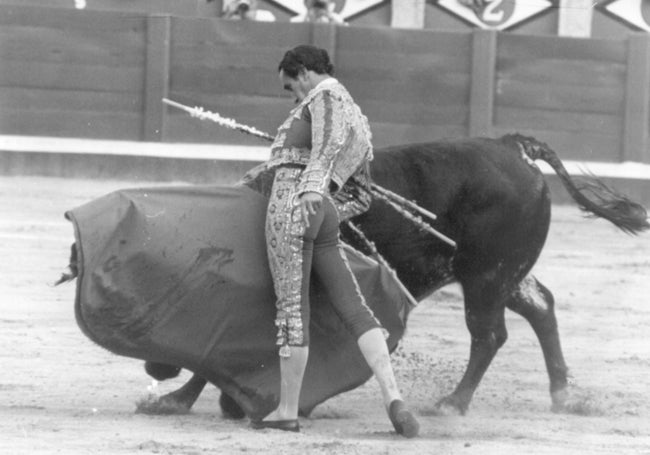 Trincherilla de Julio Robles, en la plaza de toros de La Glorieta.
