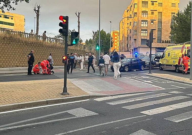 Imagen del accidente.