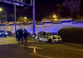 Imagen del accidente.