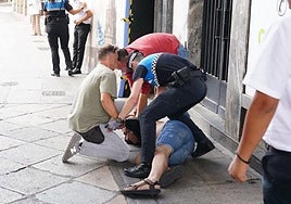 El suceso ha desencadenado la alarma en la Plaza Mayor.